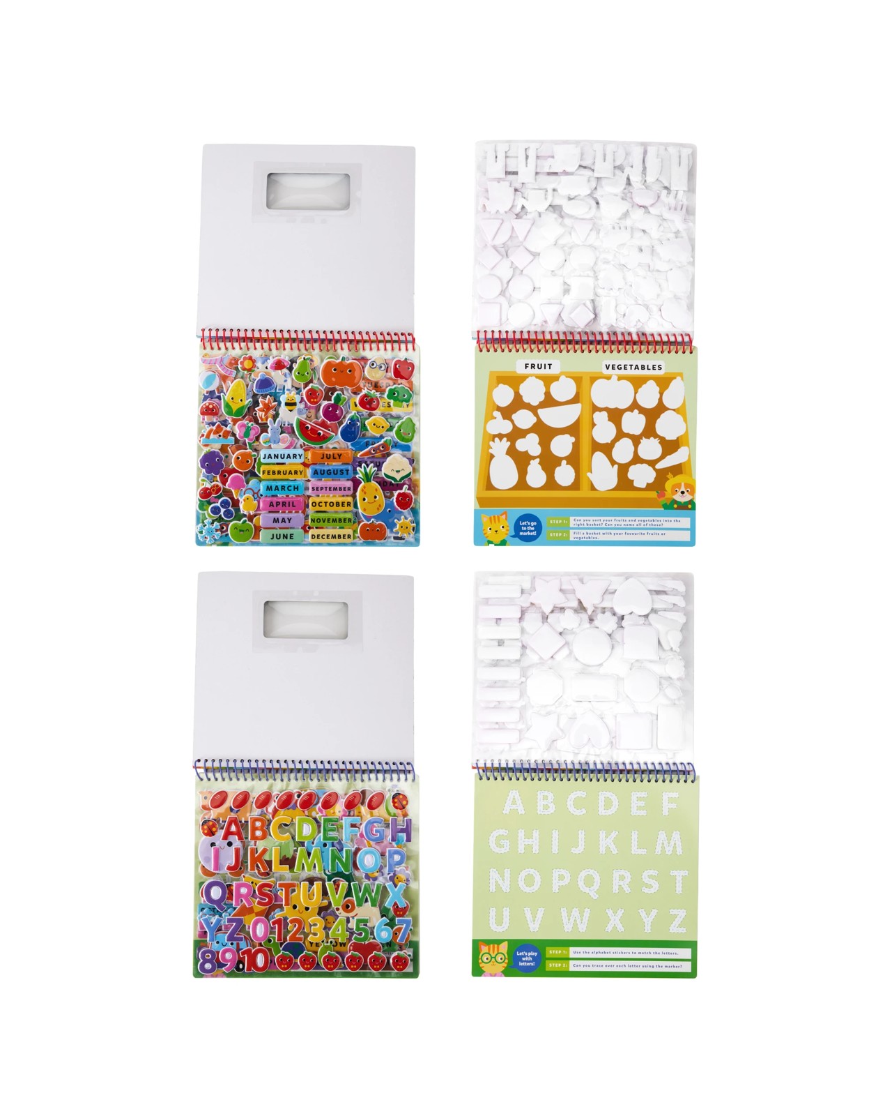 Anko Busy Spiral Activity Basic Learning Fun-damentals - Assorted 2 of 5