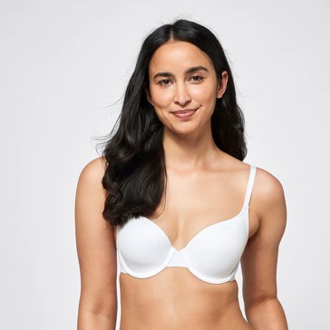 Kmart 2 Pack Cotton T-Shirt Bra-Spots Grey Size: 10B