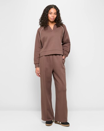 Active Australian Cotton Blend Travel Edit Wide Leg Pants