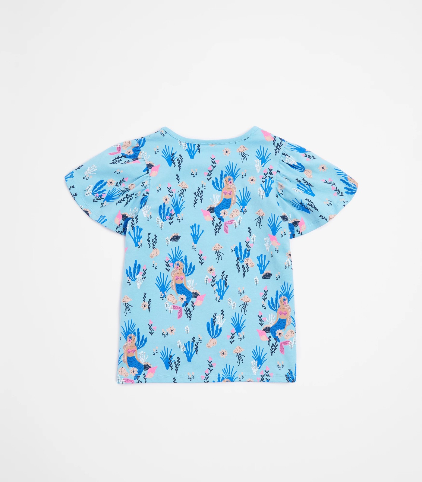 Flutter Sleeve Mermaid T-shirt | Target Australia