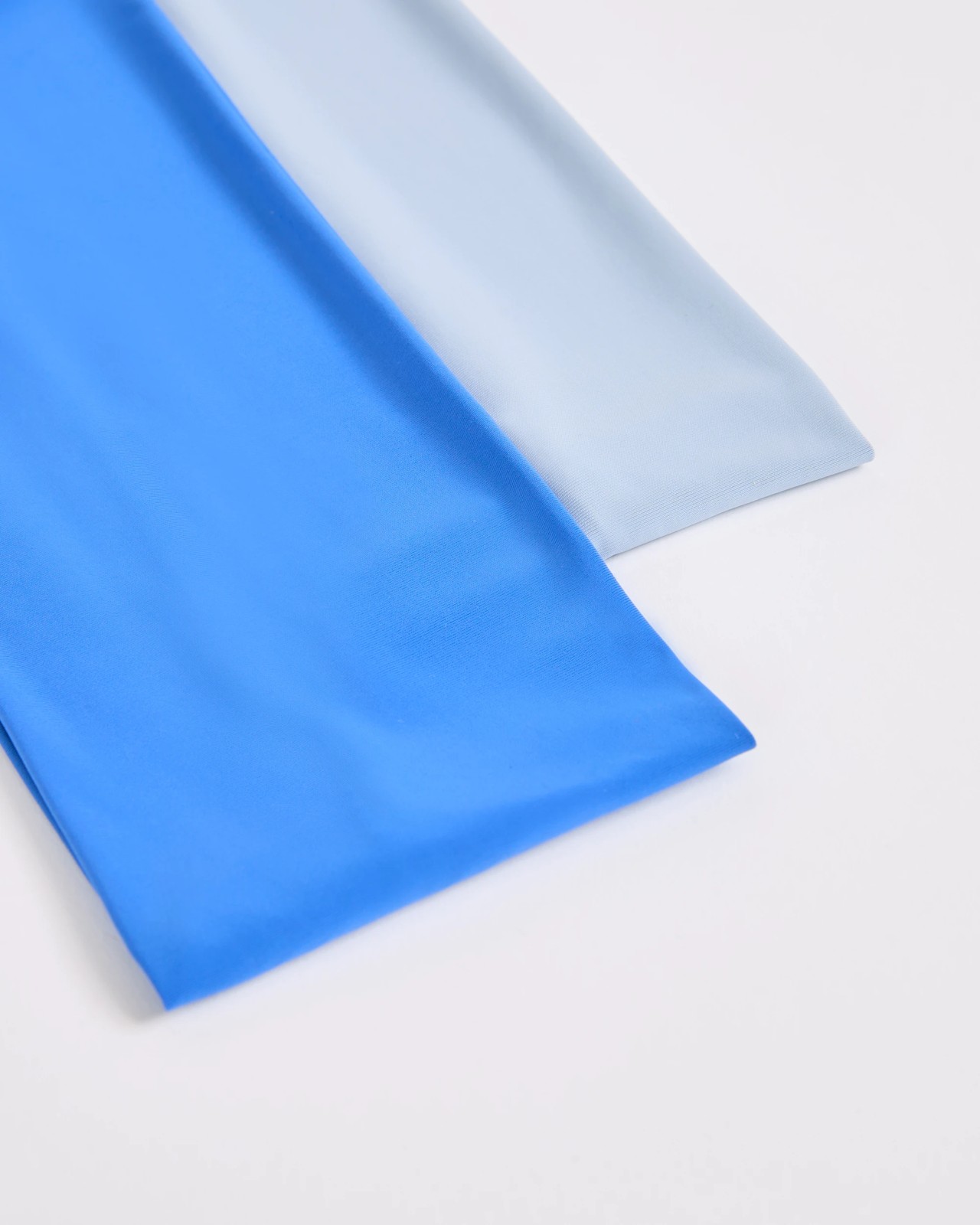 2 Pack Active Stretch Headbands - Cobalt and Blue 3 of 3