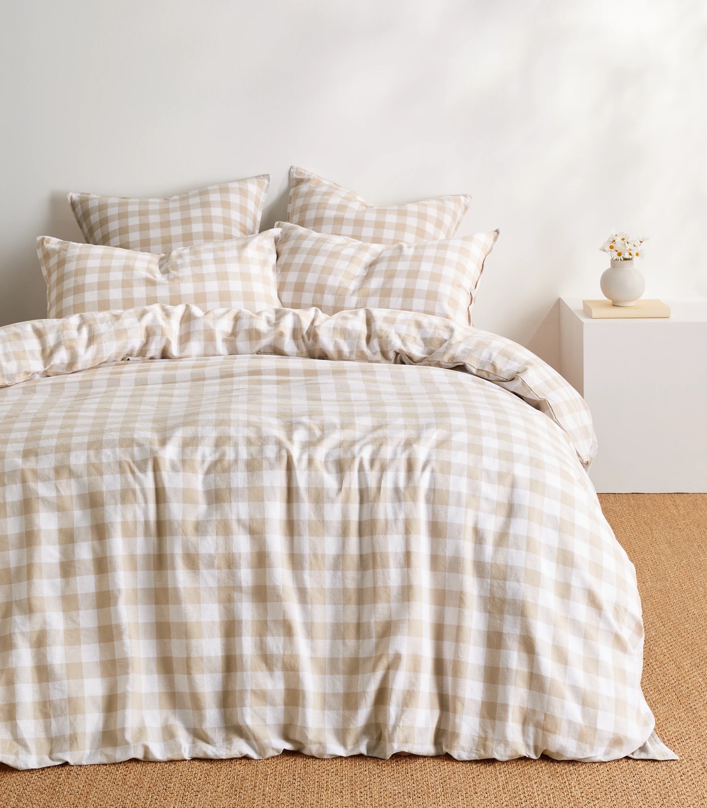 Emmet Gingham Quilt Cover Set | Target Australia