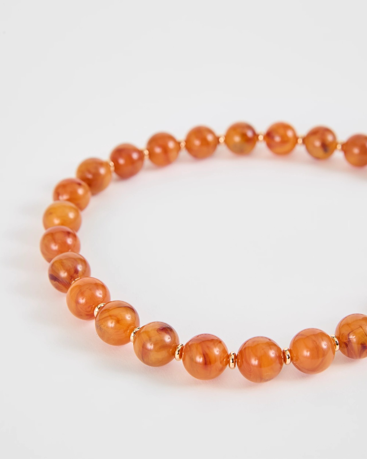 Marble Look Beaded Necklace 2 of 2