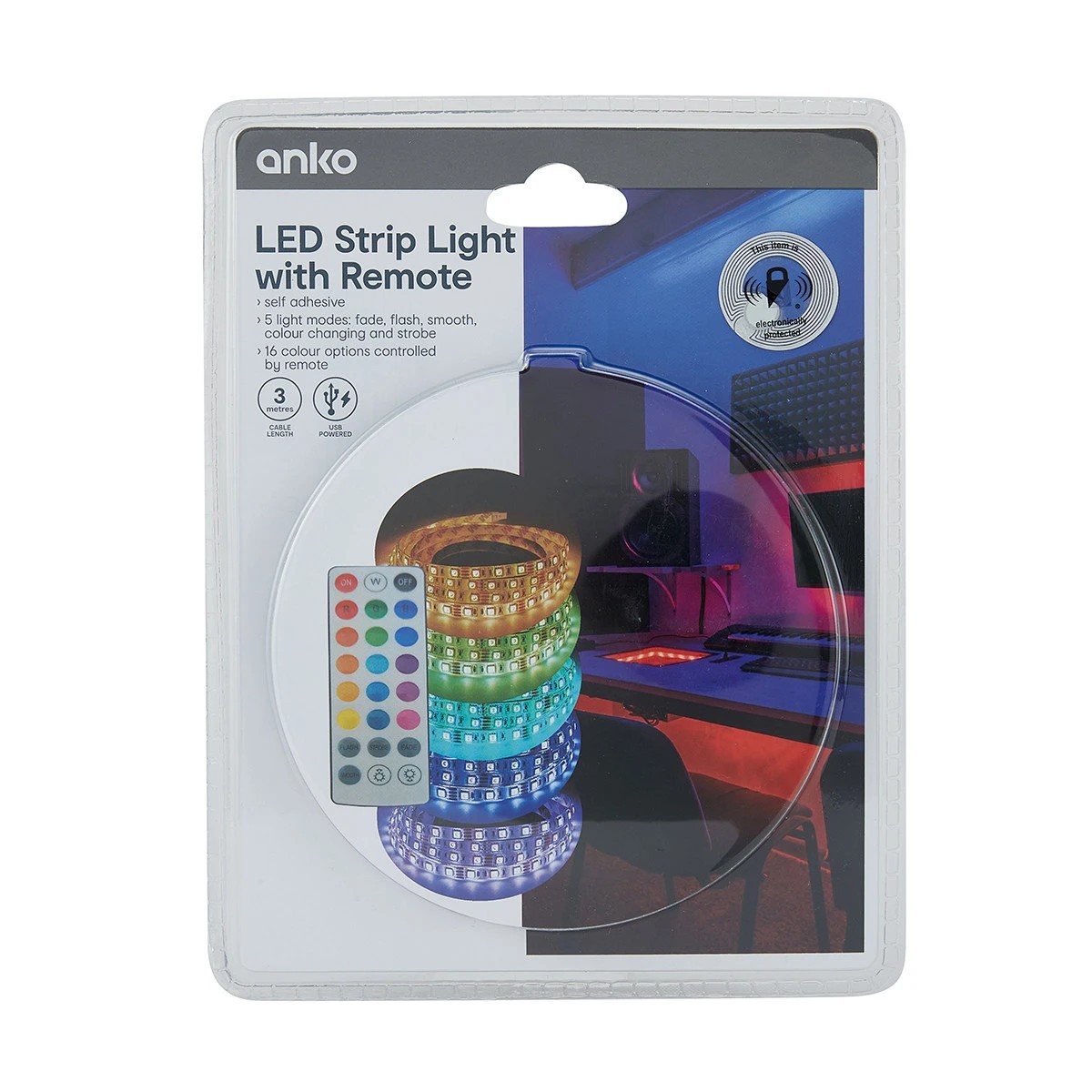 Anko rgb store led strip