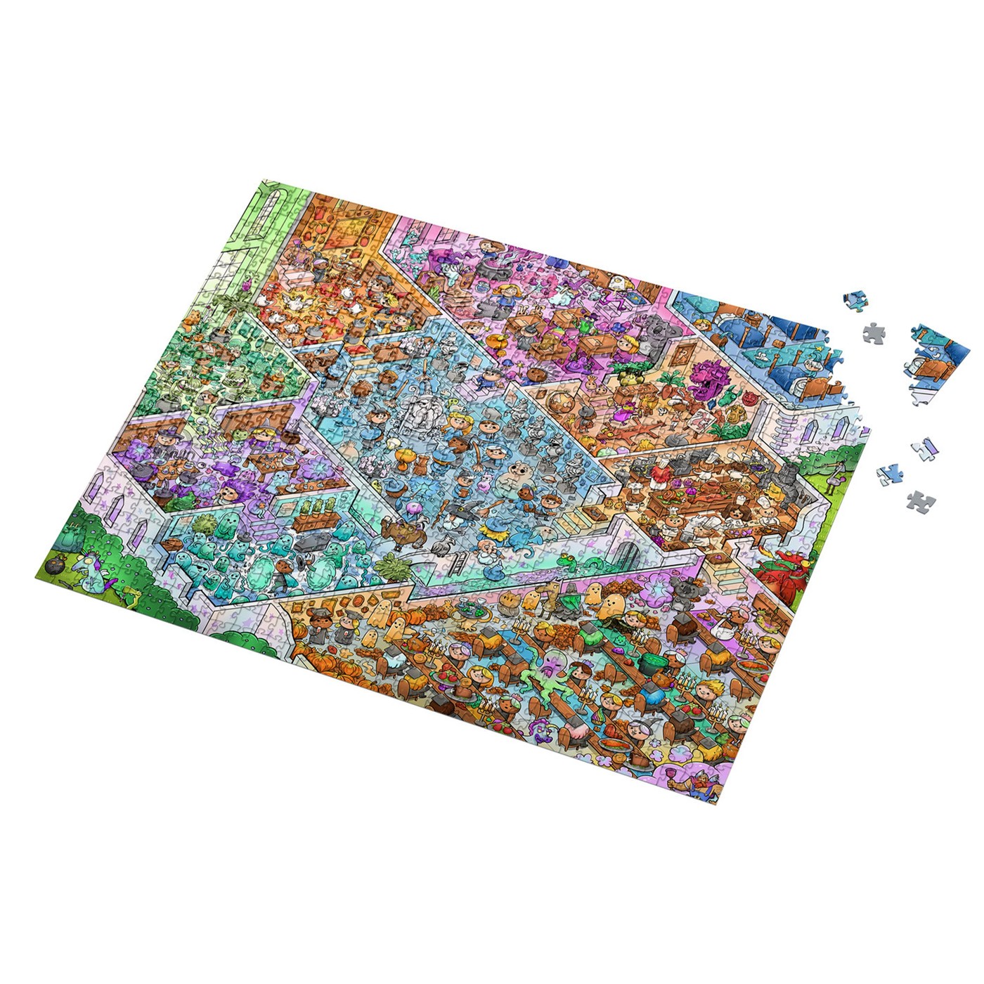 Vizzles Witches and Wizards 1000 Piece Jigsaw Puzzle 3 of 3