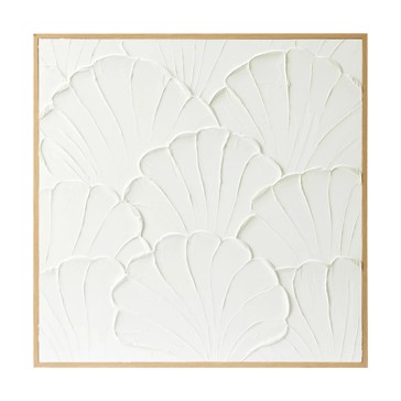 Textured Shell Framed Canvas - Anko