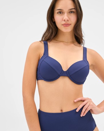 Balconette Honeycomb Underwire Bikini Top - Shape Your Body