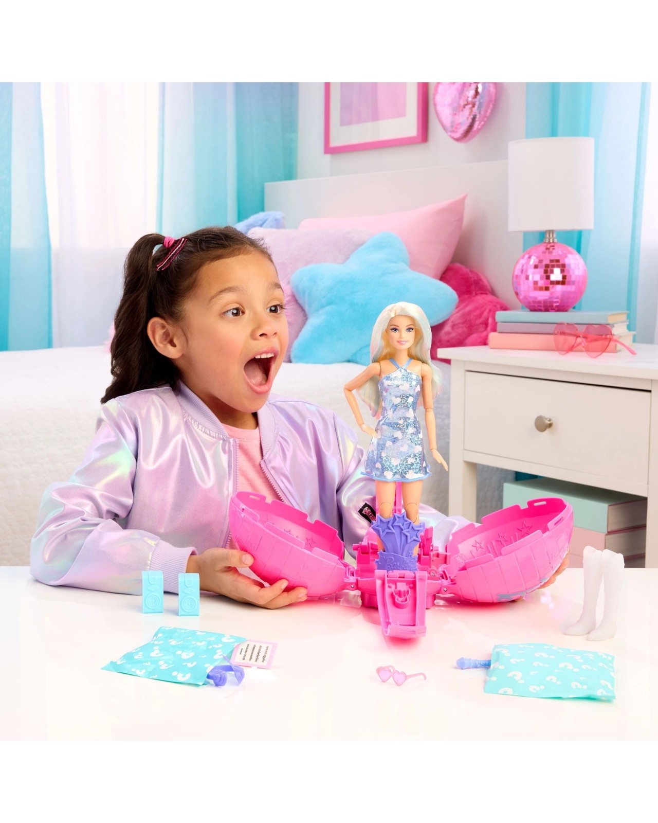 Barbie Team Barbie Roll and Reveal Pop Star Doll 5 of 6