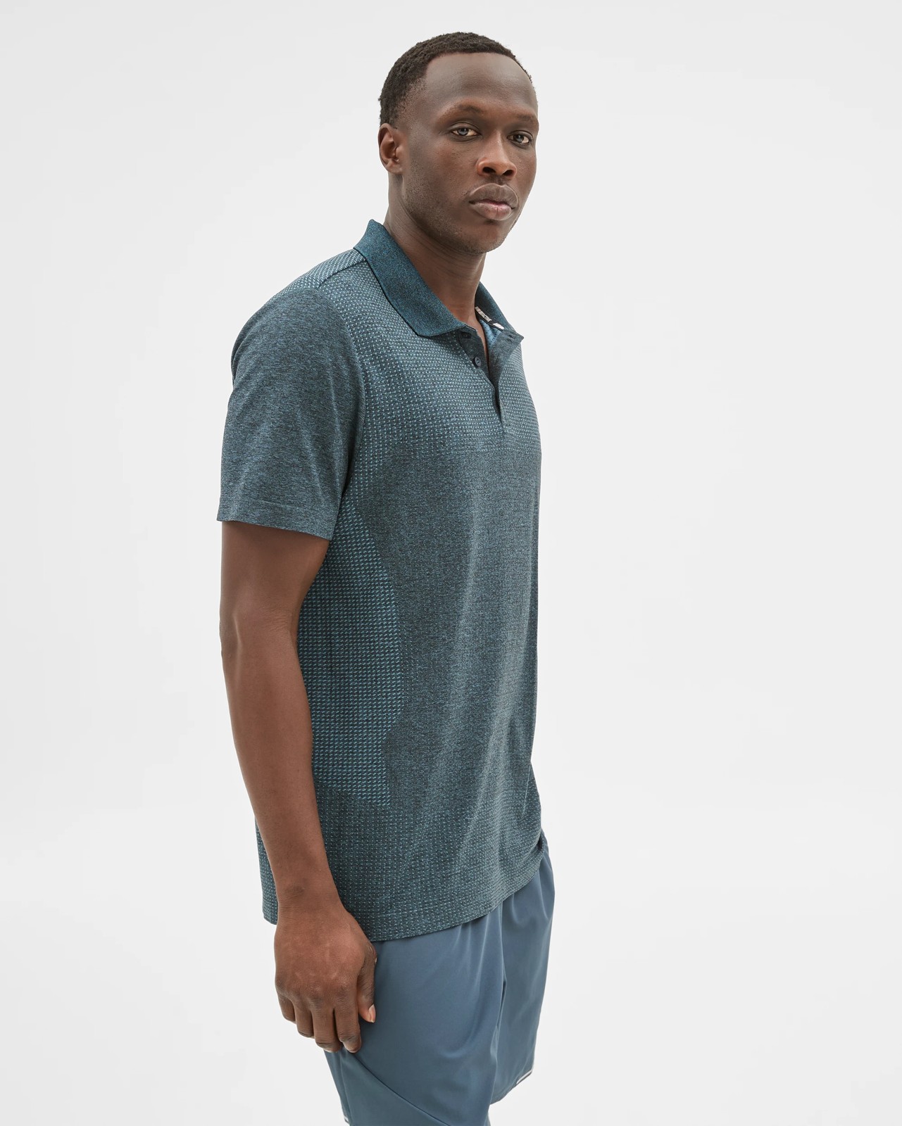 Active Polo Top  - Slate Green 5 of 6