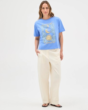 Australian Cotton Boxy Print T-Shirt