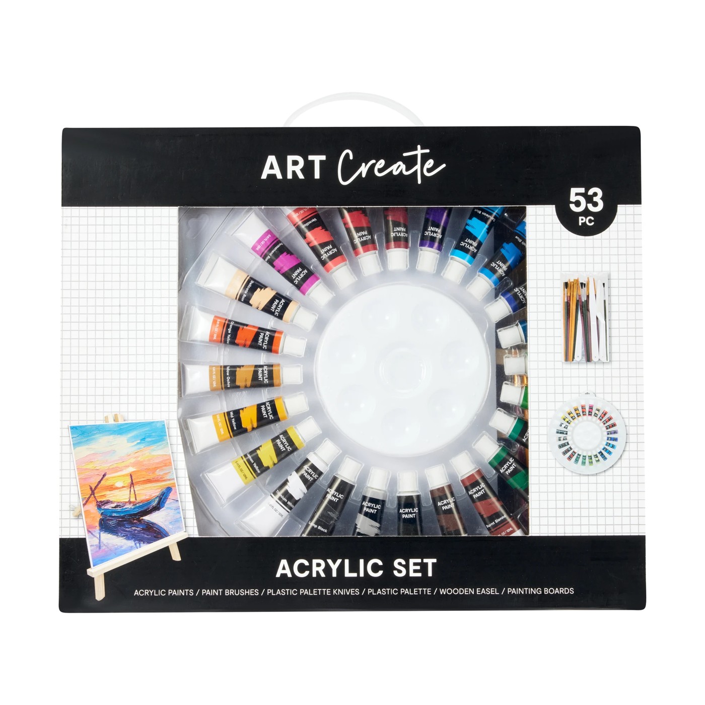 53 Piece Art Create Acrylic Set Target Australia