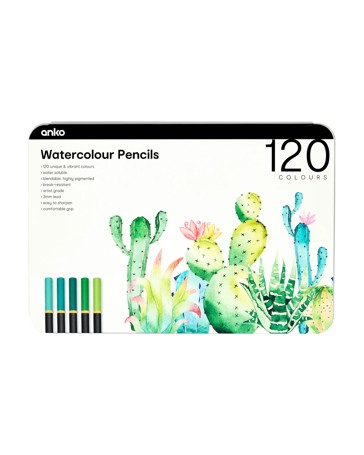 Anko 120 Pack Watercolour Pencils
