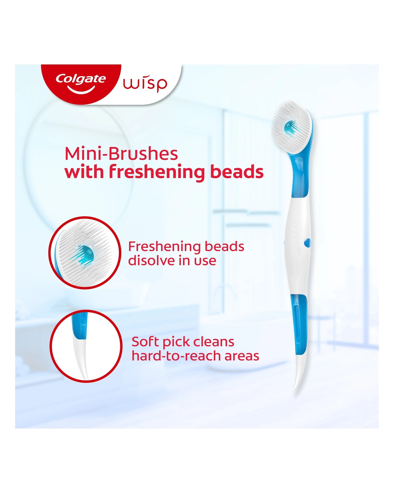 24 Pack Colgate Max Fresh Wisp Mini Toothbrushes 2 of 5
