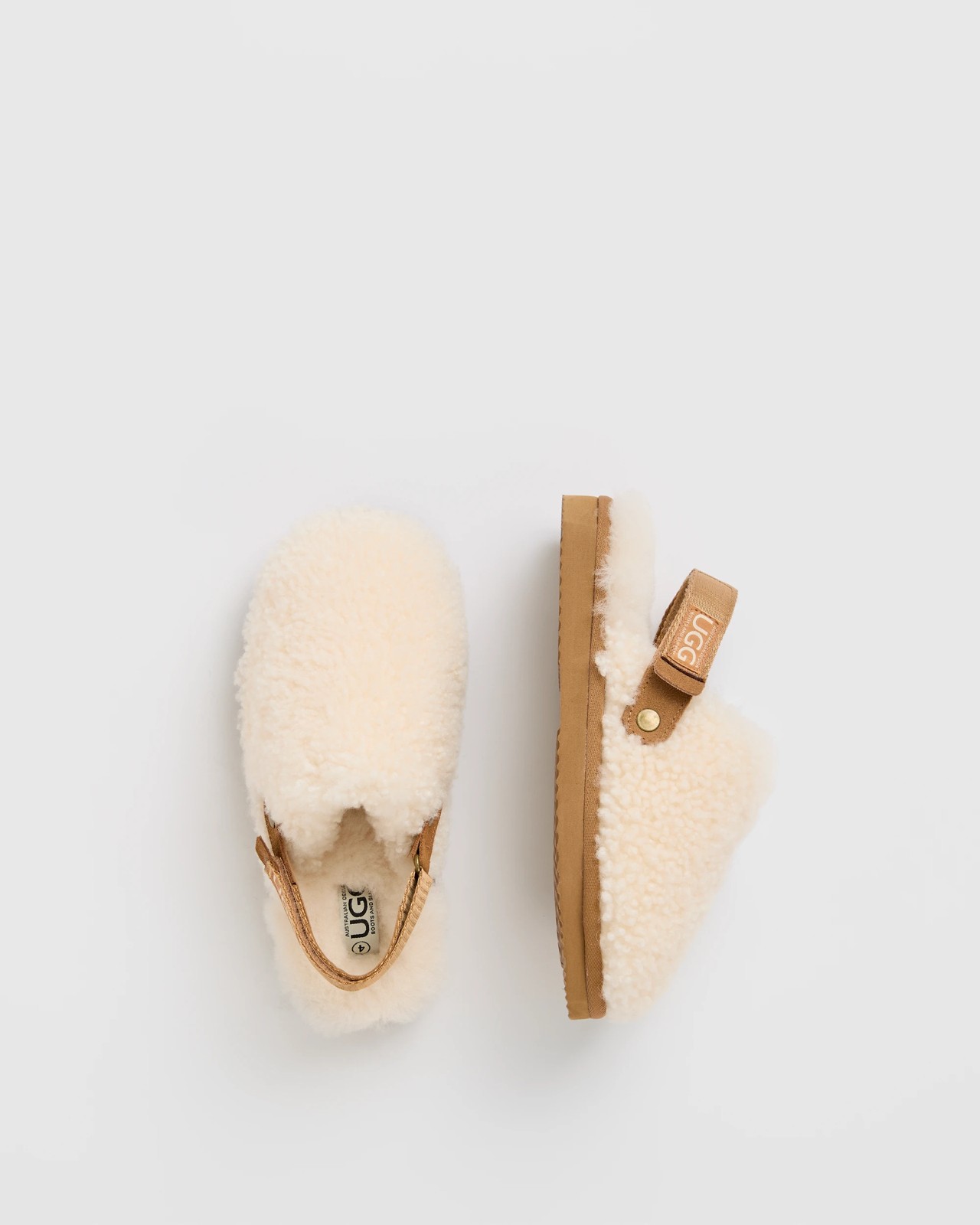 Australian Design Genuine Leather and Sheepskin Sherpa Clogs 3 of 3