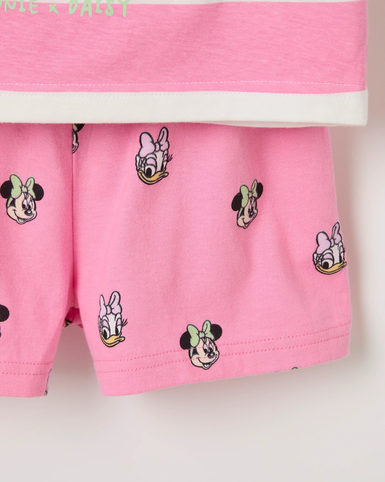 Disney Organic Cotton 2 Pack Younger Girls Pyjama Set - Pink Minnie 5 of 5