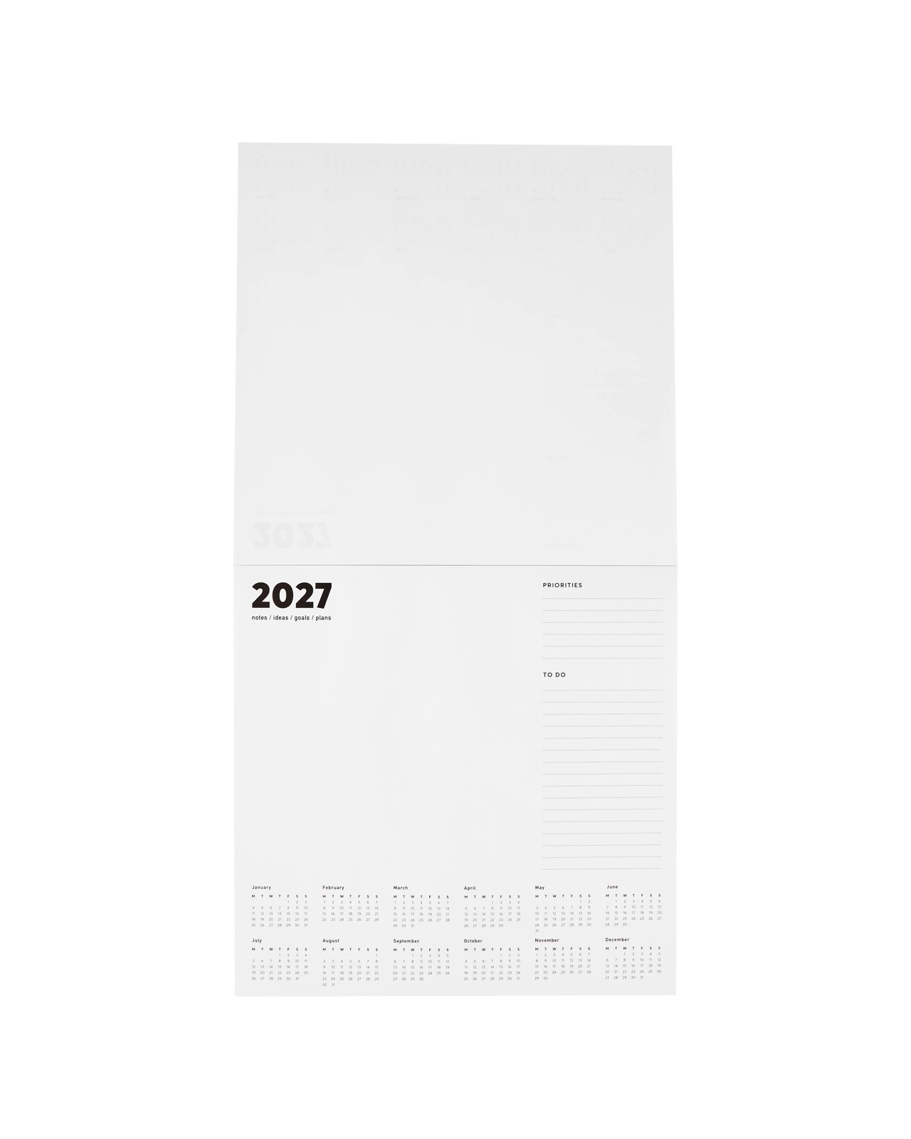 Anko 2027 Desk Pad Calendar 3 of 5