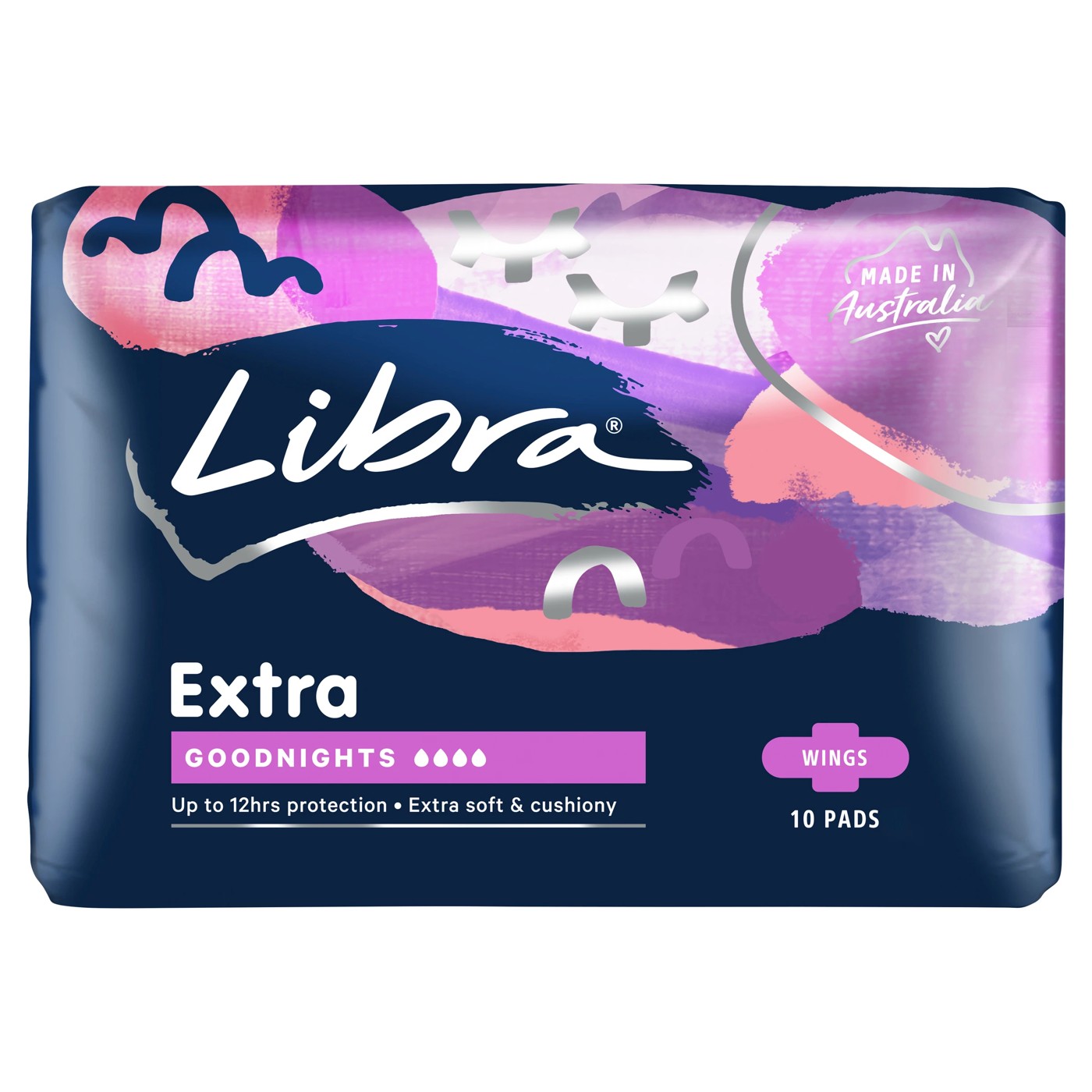 Libra Extra Goodnights Pads - 10 Pack 3 of 4