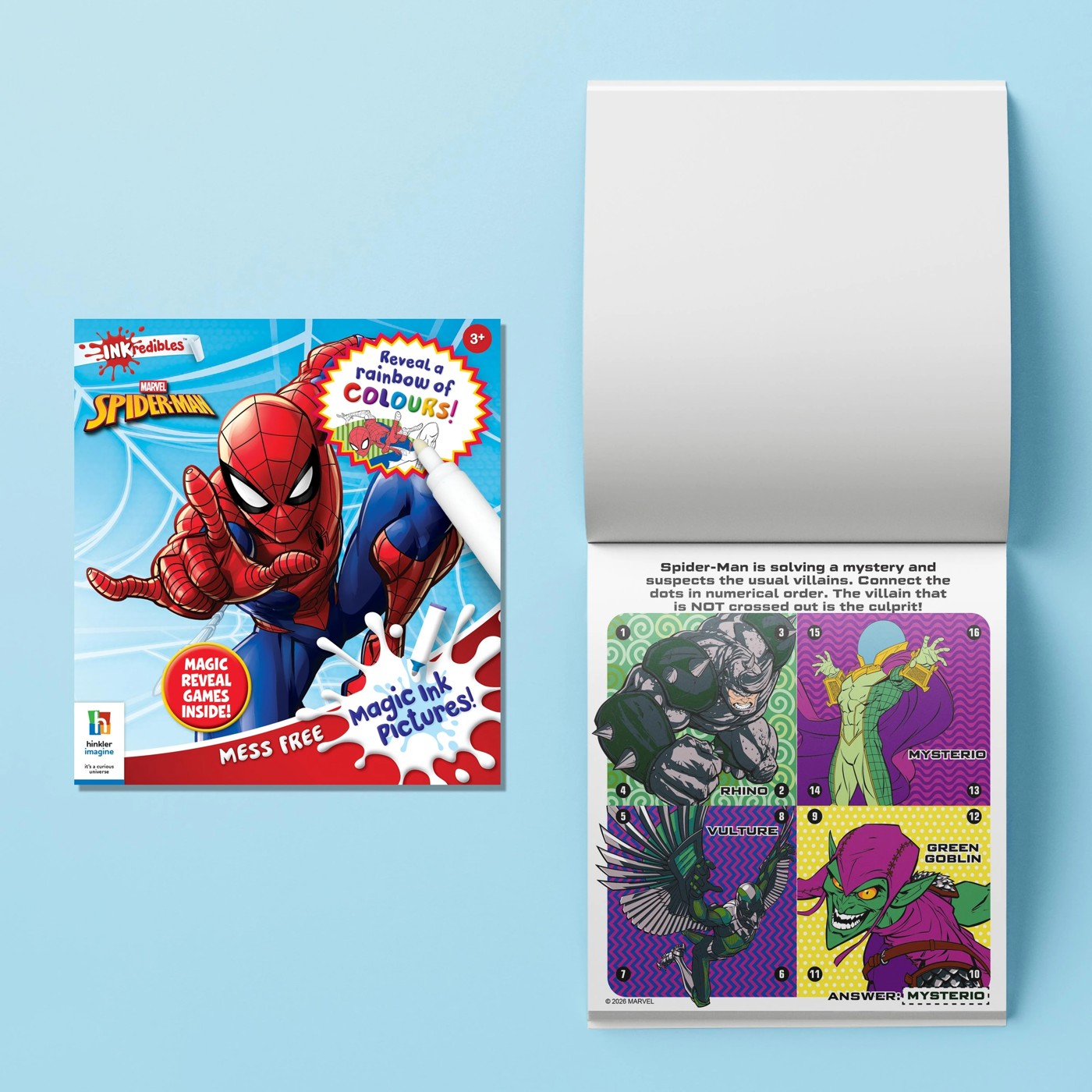 INKredibles Marvel Spider-Man Mess-Free ColourBurst Activity Kit - Book 3 of 6