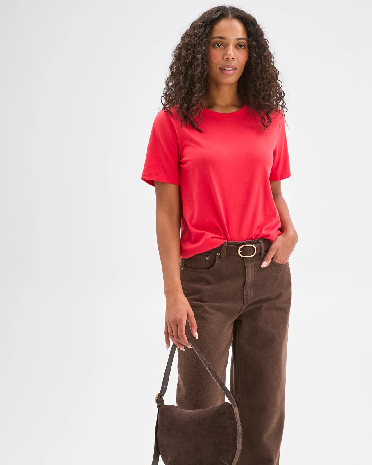 Australian Cotton Classic T-Shirt - True Red 3 of 6