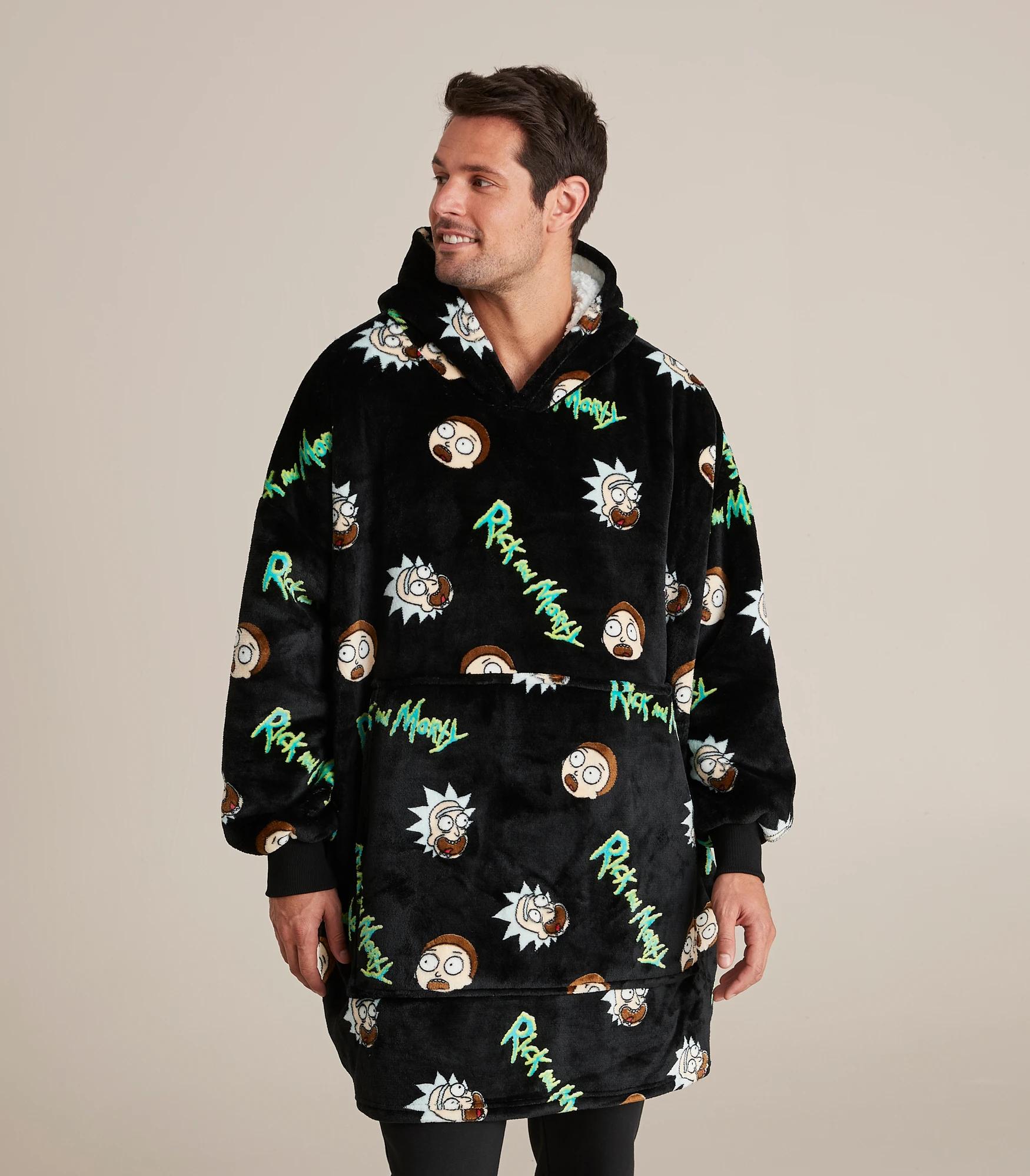 Swag Licensed Oversized Hoodie Rick Morty Target Australia