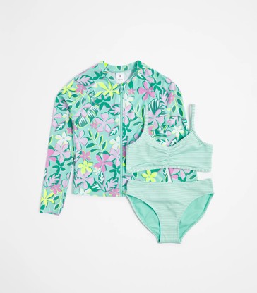 Tropical Swim Suit 3 Piece Set