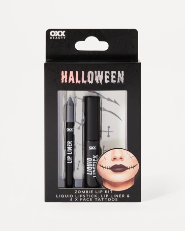 OXX Beauty 6 Piece Halloween Zombie Lip Kit