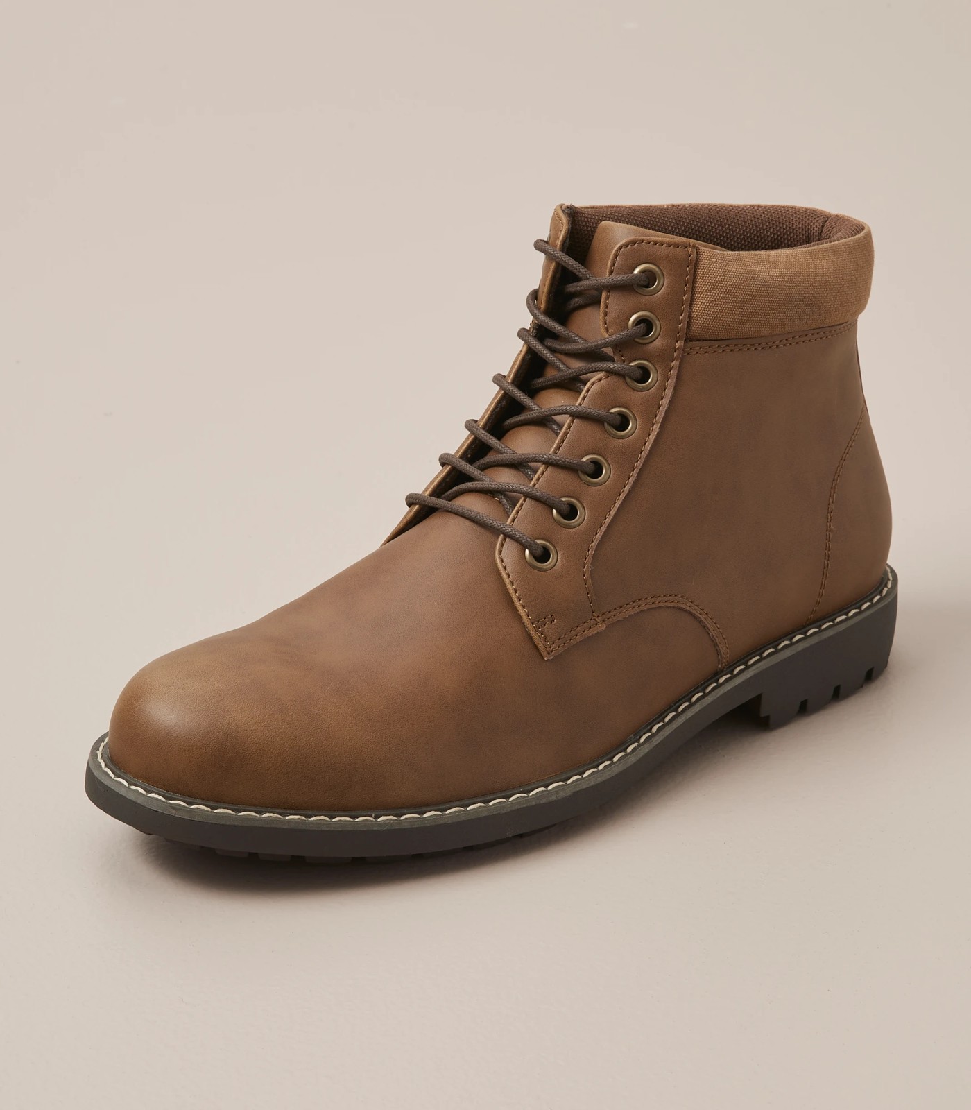 Trent Padded Collar Lace Up Boots | Target Australia