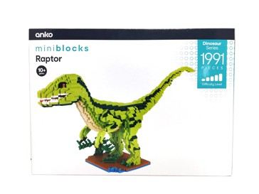 1991 Piece Mini Blocks Dinosaur Series: Raptor - Anko