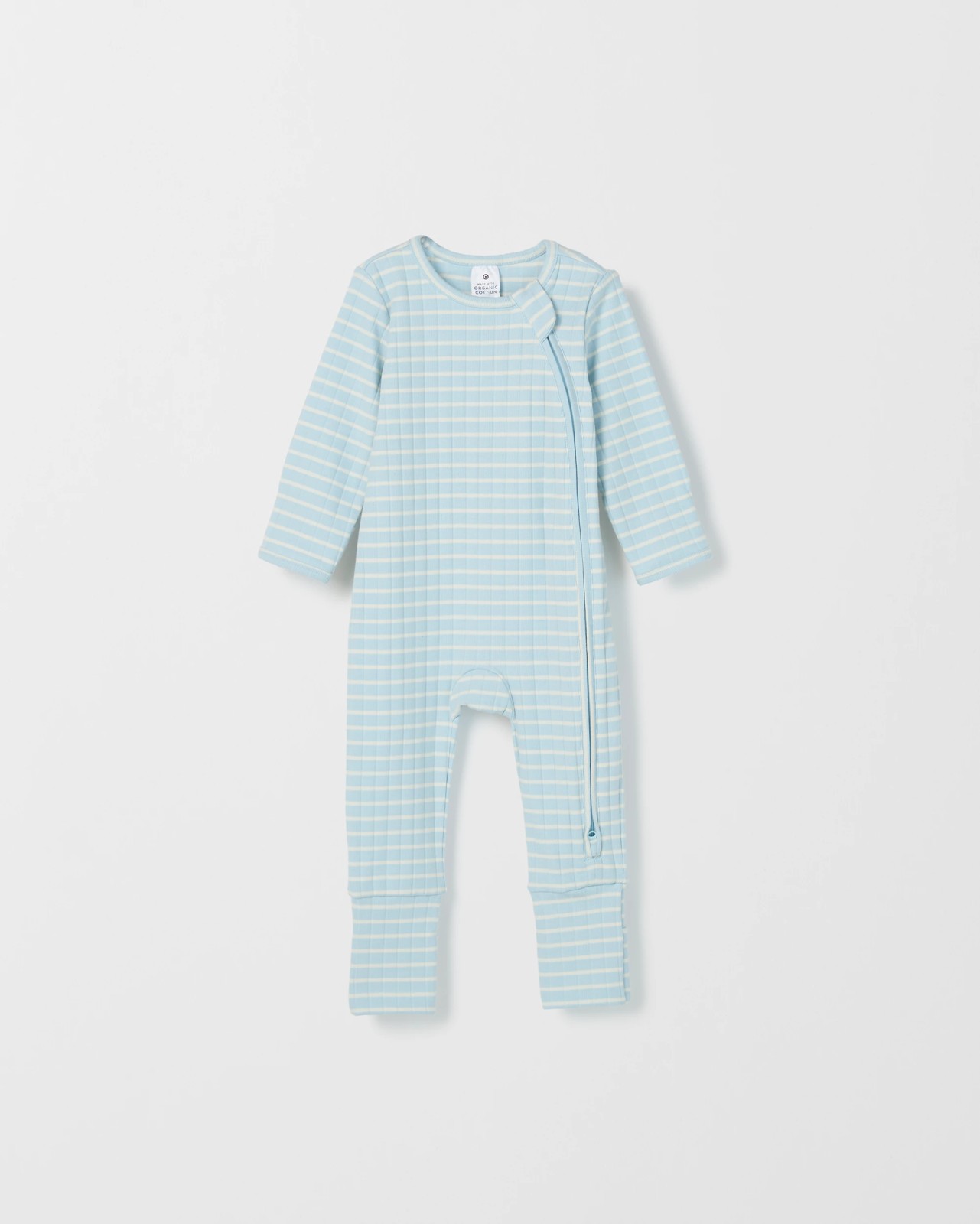Baby Organic Cotton 2 Pack Rib Side Zip Elevated Coverall 3 of 4