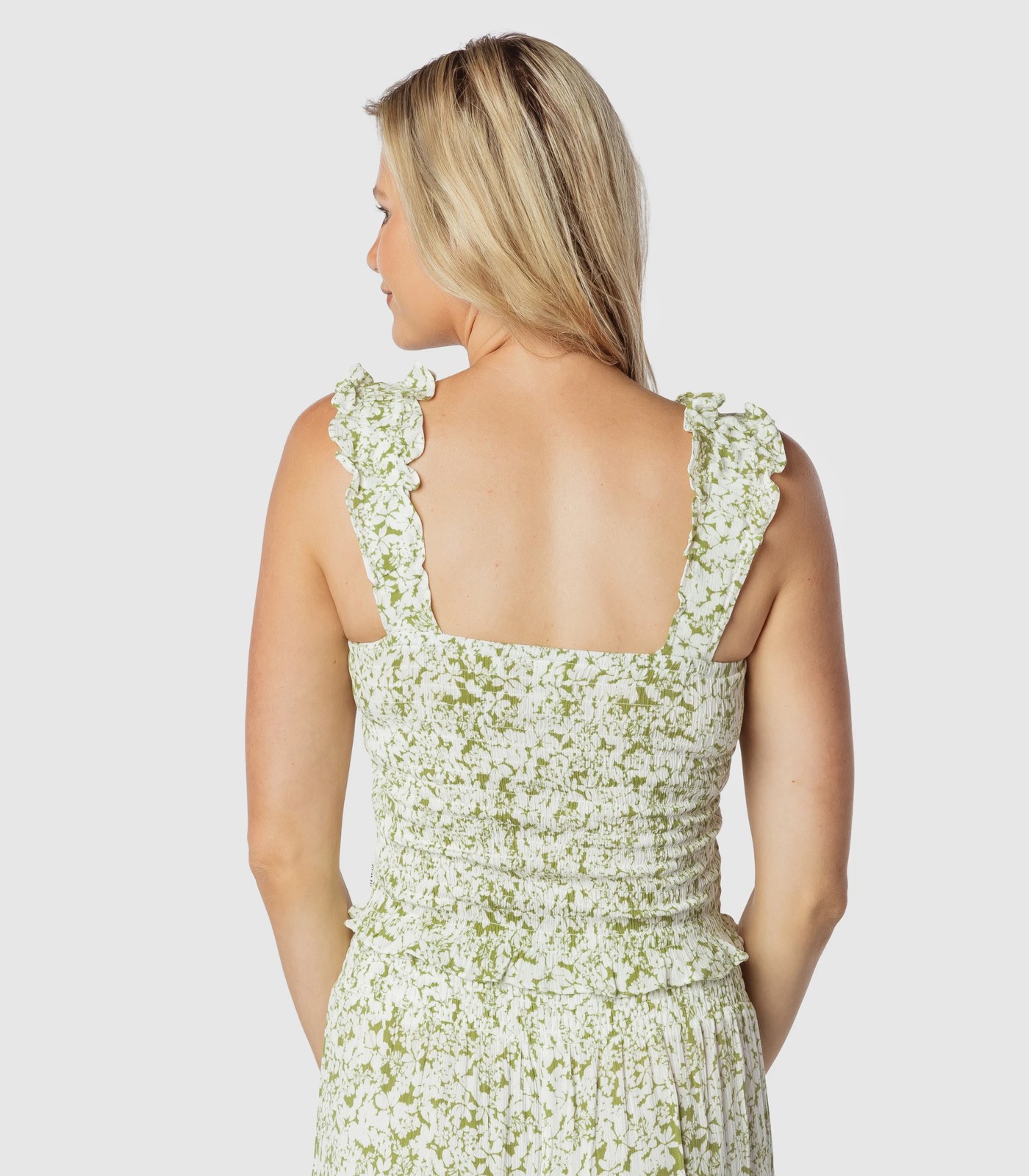 Piping Hot Retro Shirred Cami 2 of 5