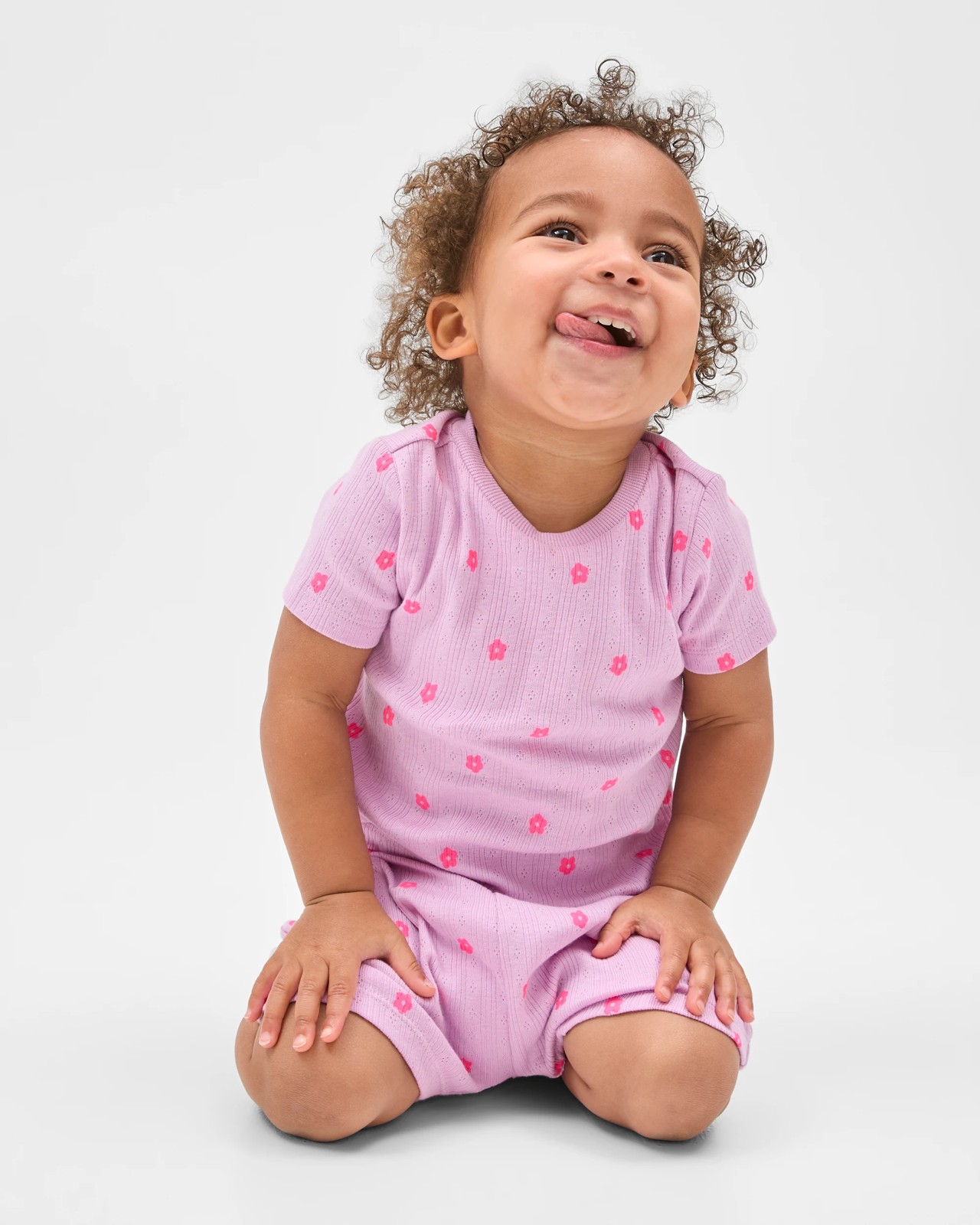 Baby Organic Cotton Pointelle Pyjama Set 3 of 5