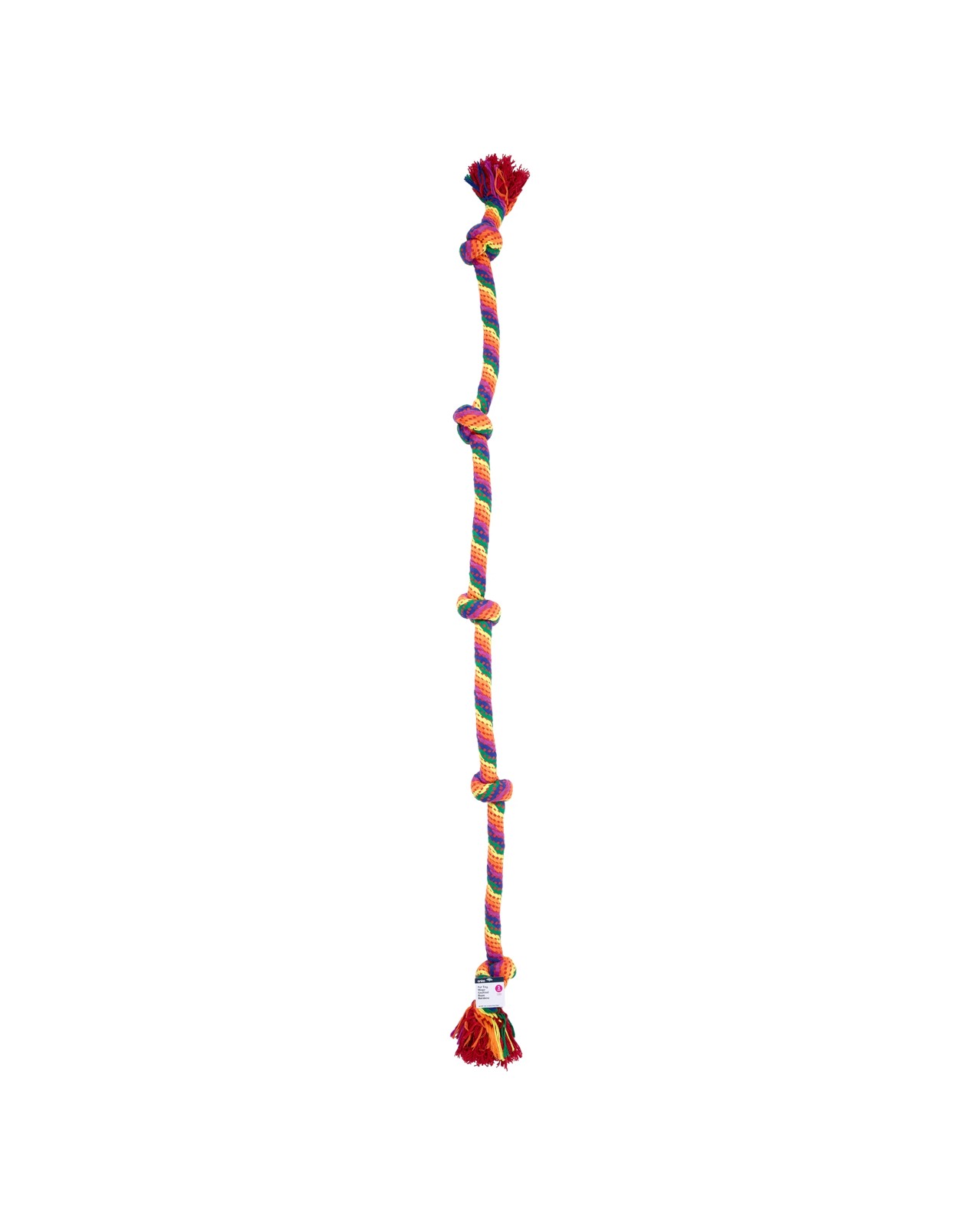 Pet Toy Mega Knotted Rope Rainbow - Anko 3 of 3