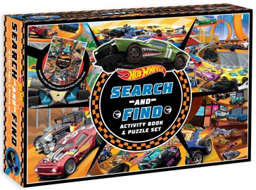 Hot Wheels: Search-and-Find Activity Book and Puzzle Set - Book