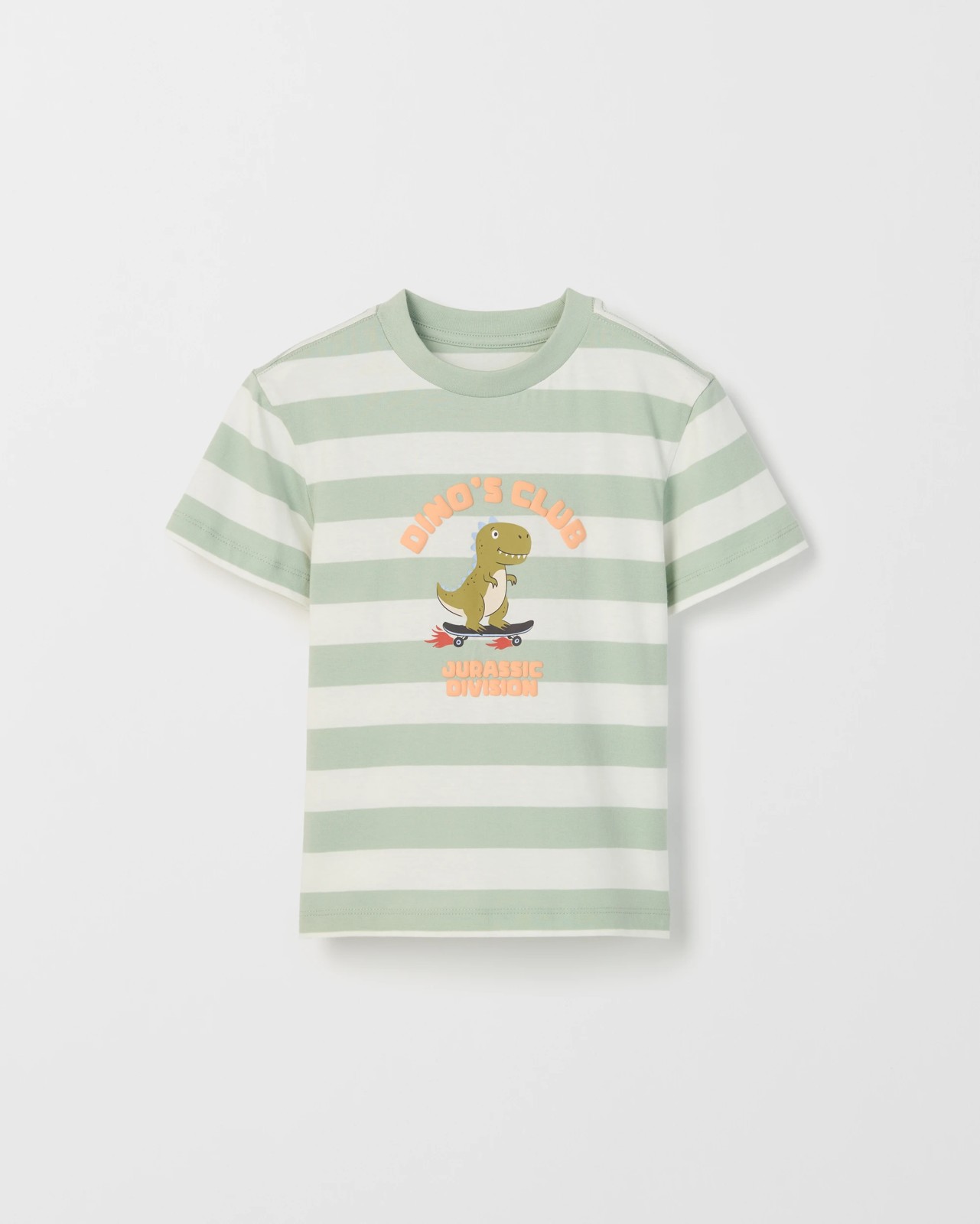 Australian Cotton Short Sleeve T-Shirt - Light Green 4 of 5