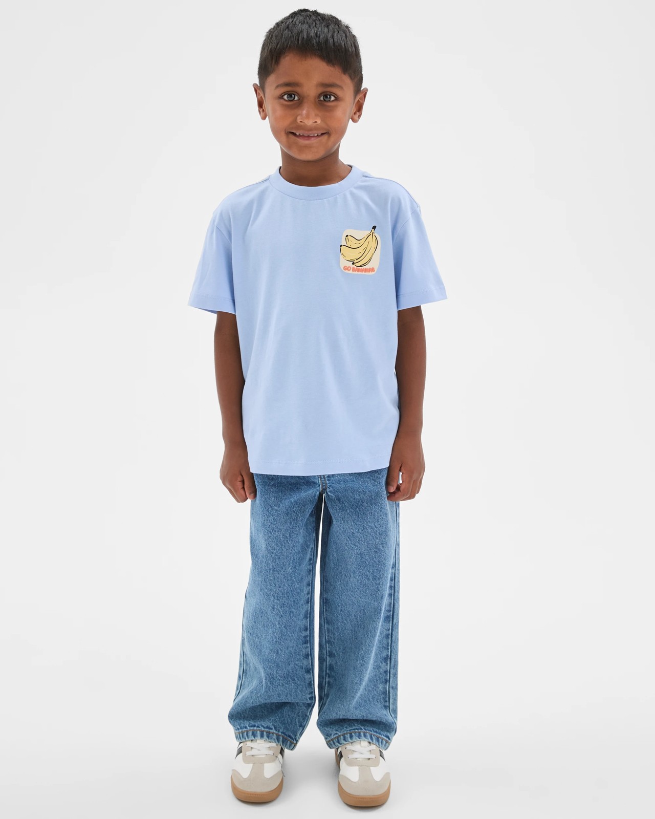Australian Cotton Short Sleeve T-Shirt - Blue 2 of 5