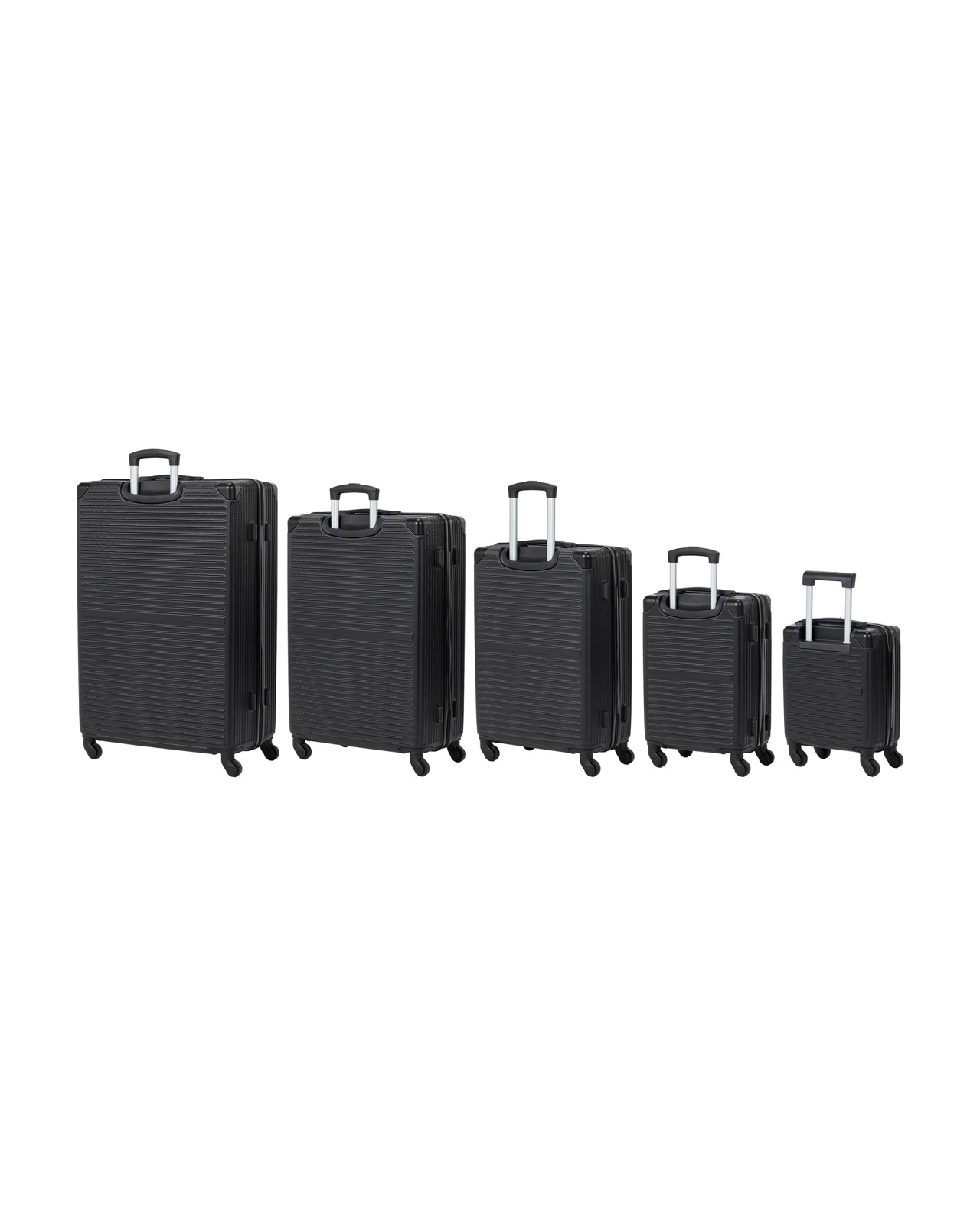 Anko 5 Piece Hard Case Set - Black 2 of 5