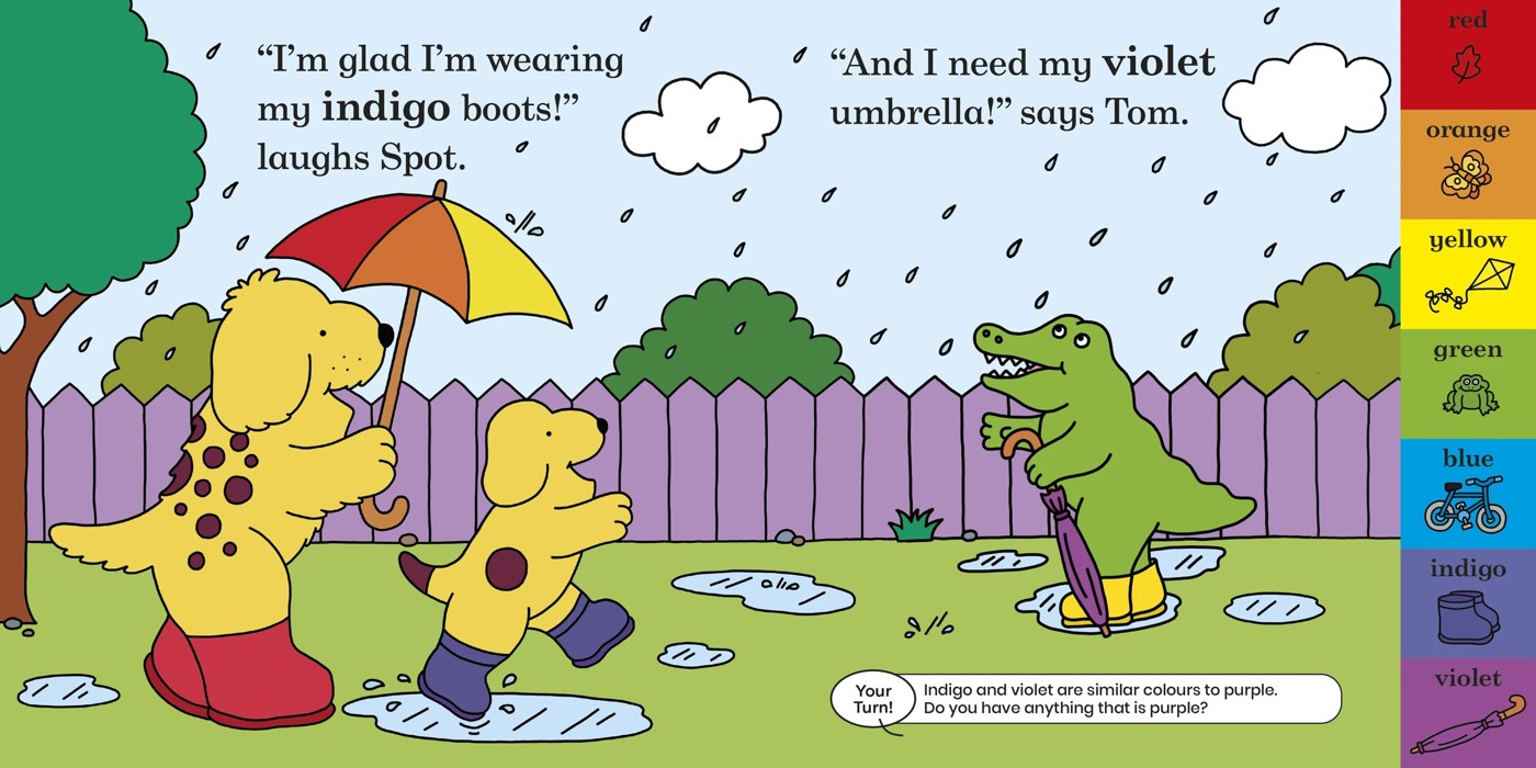 First Steps with Spot: Spot Sees a Rainbow by Eric Hill - Book 3 of 3