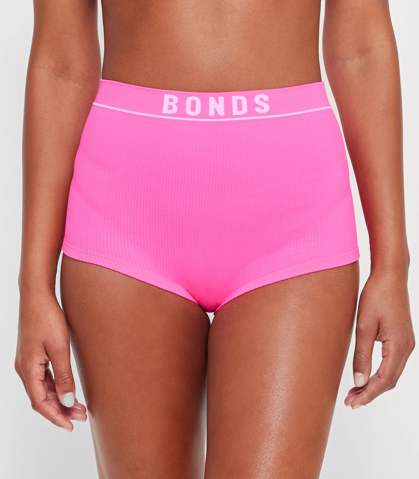 Bonds Retro Rib Shorties - Pink Friday