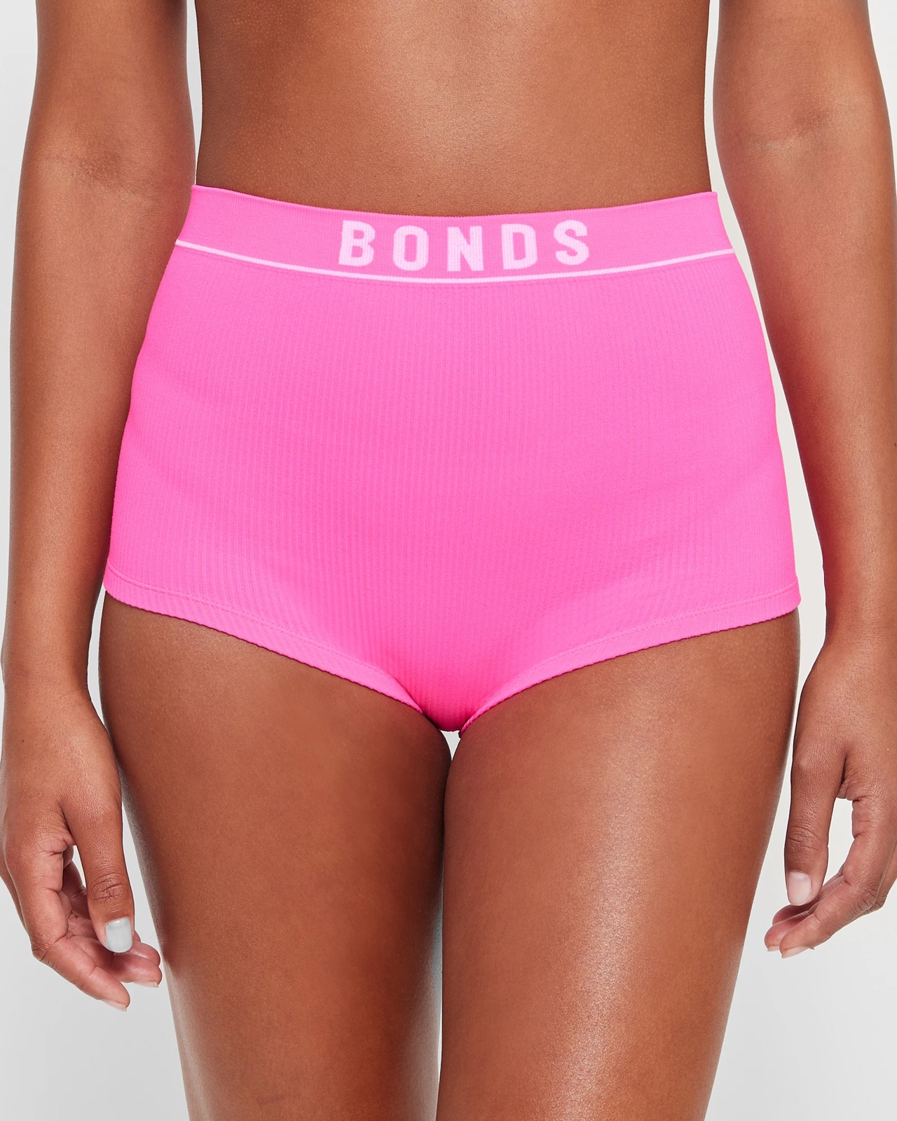 Bonds Retro Rib Shorties - Pink Friday