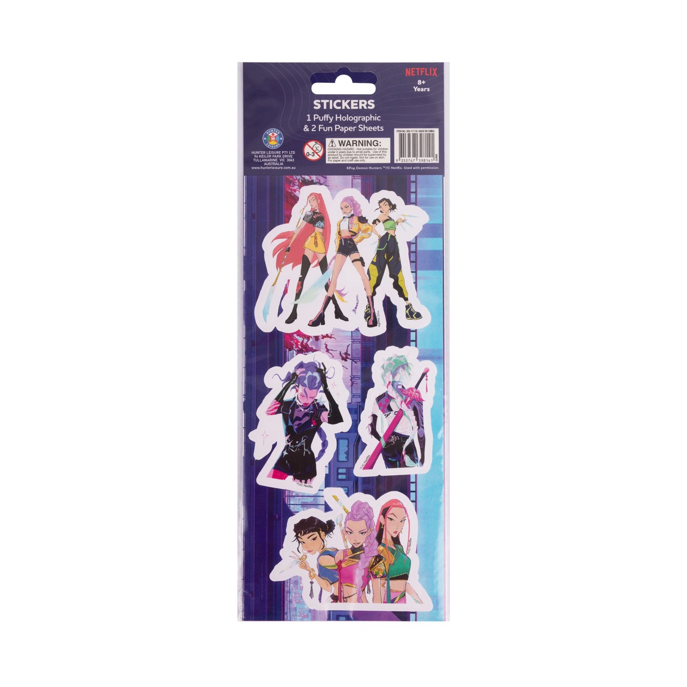 K-Pop Demon Hunters Puffy Stickers 3-Pack 3 of 3