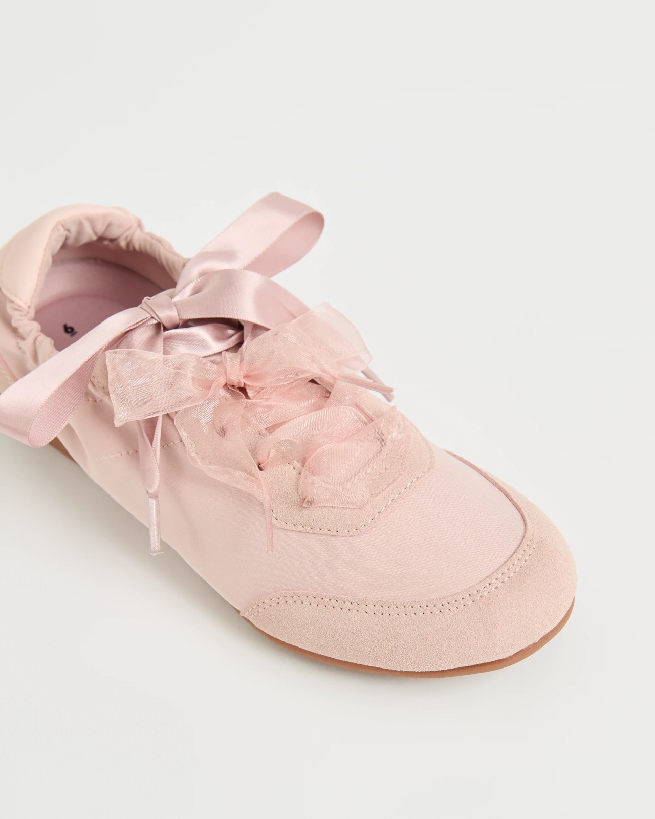 Elasticated Back Sneakerinas - Nella - Dusty Pink 3 of 3