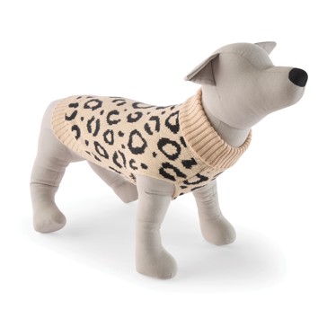 Anko Pet Leopard Knit Jumper - Medium