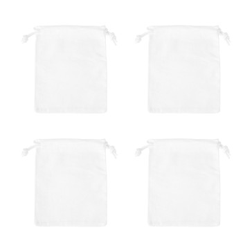 4 Pack Craft Polyester Drawstring Bags - Anko