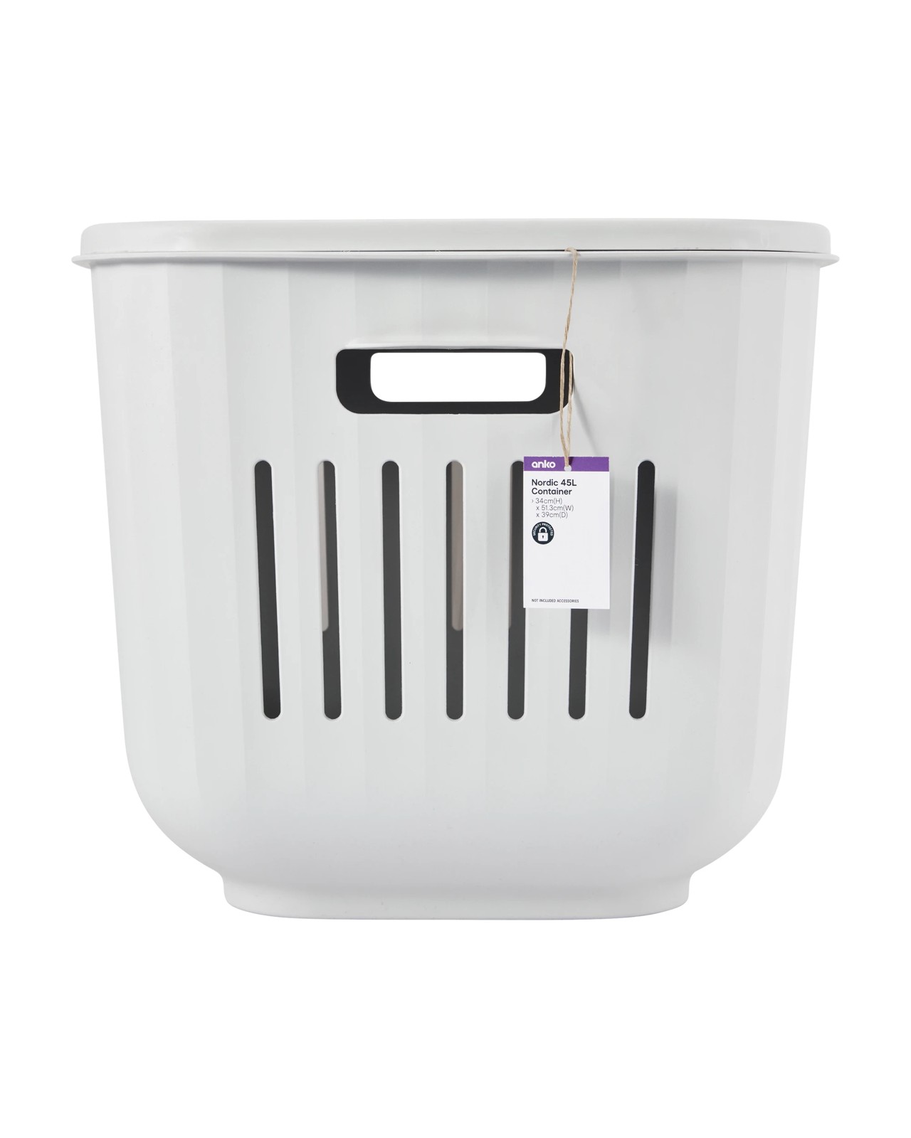 Anko 45L Nordic Container - Charcoal 6 of 6