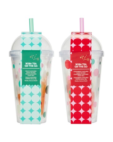 Boba Tea On The Go Set, Assorted - Anko
