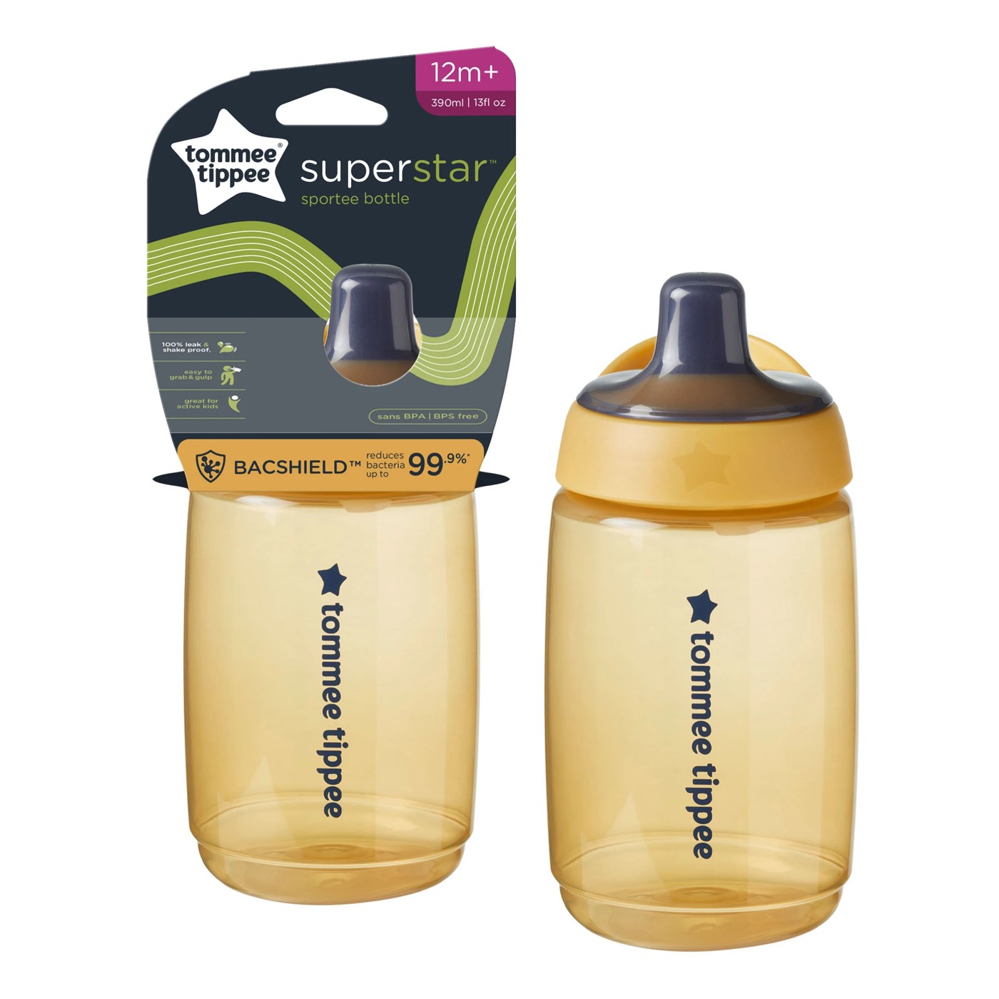 Tommee Tippee Sportee Toddler Water Bottle 390ml 12m+ - Assorted