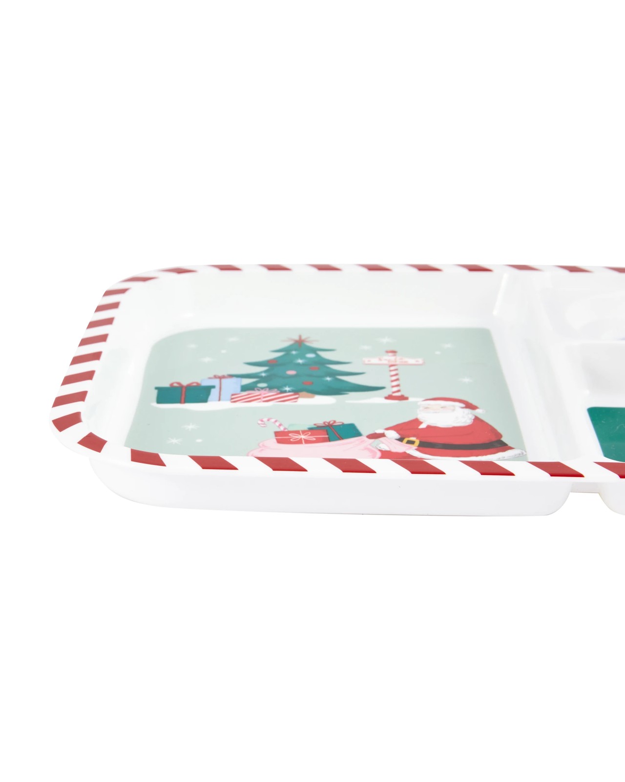 Anko Christmas 3 Section Plate 2 of 4