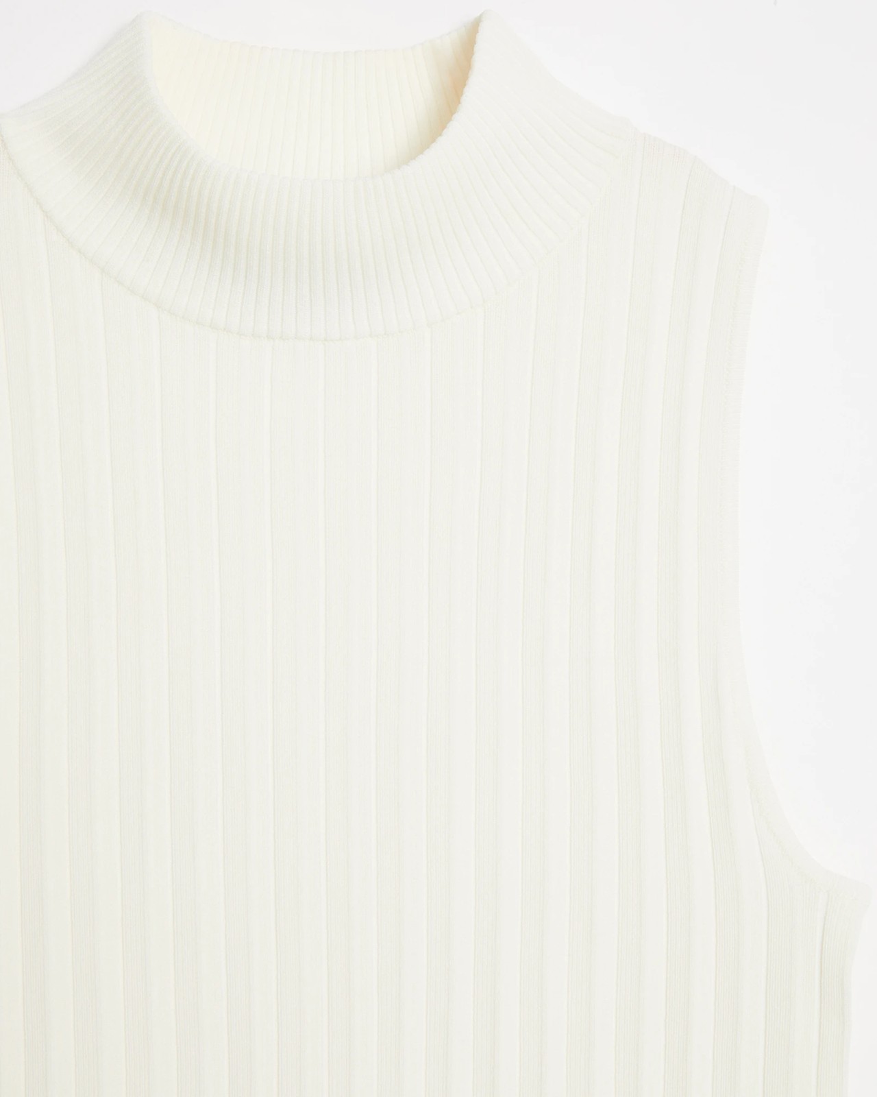 Mock Neck Rib Knit Top - Preview 6 of 6
