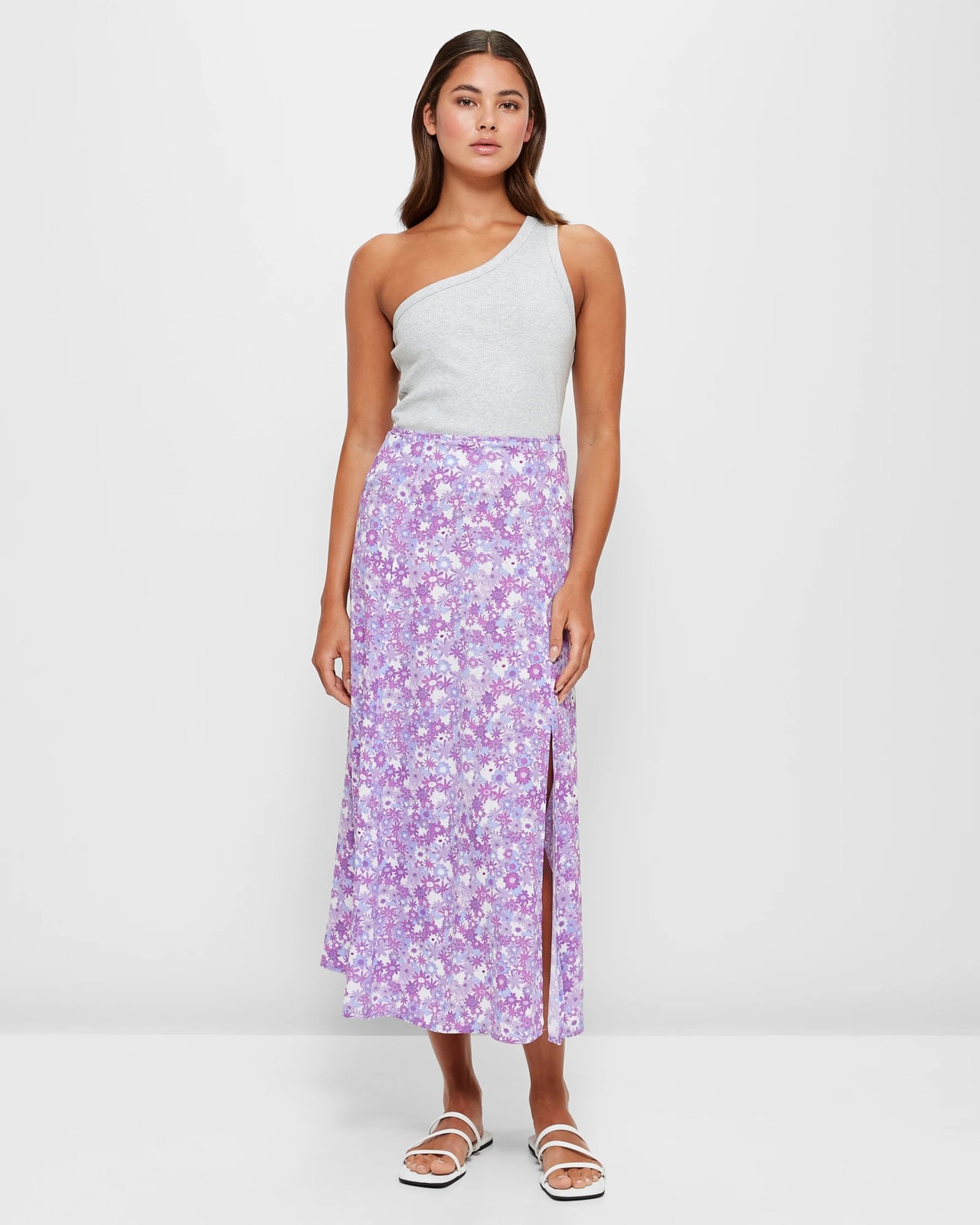 Side Split Midi Skirt - Lily Loves 2 of 5