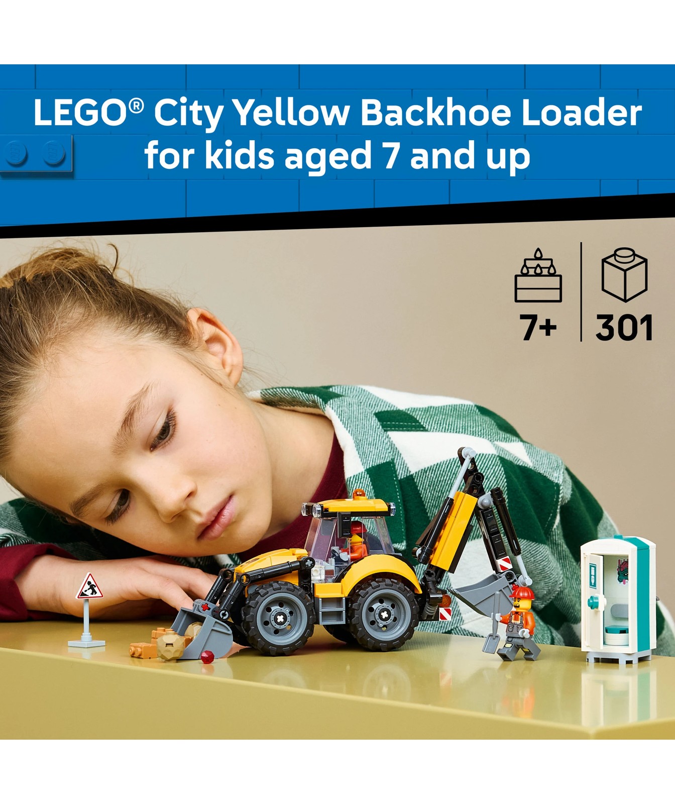LEGO® City Yellow Backhoe Loader 60480 2 of 5